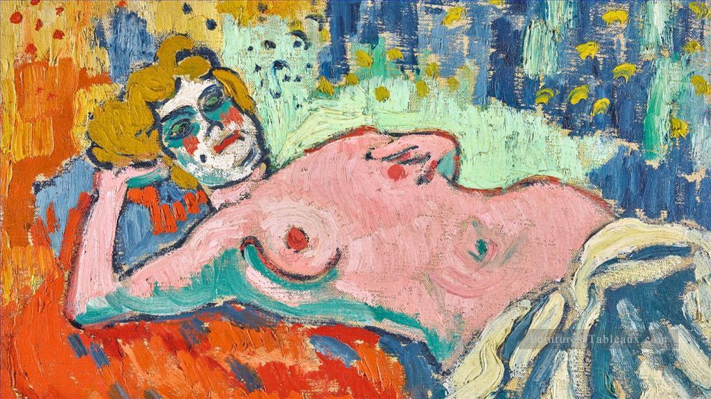 Nude in couche Maurice de Vlaminck impressionism Peintures à l'huile